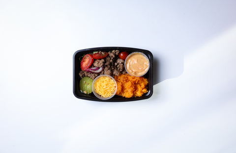 Sweet Potato Burger Bowl