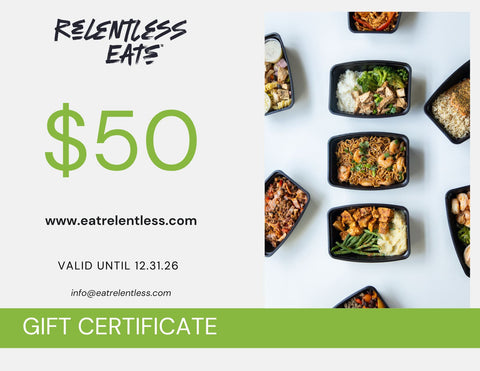 Relentless Eats Gift Card